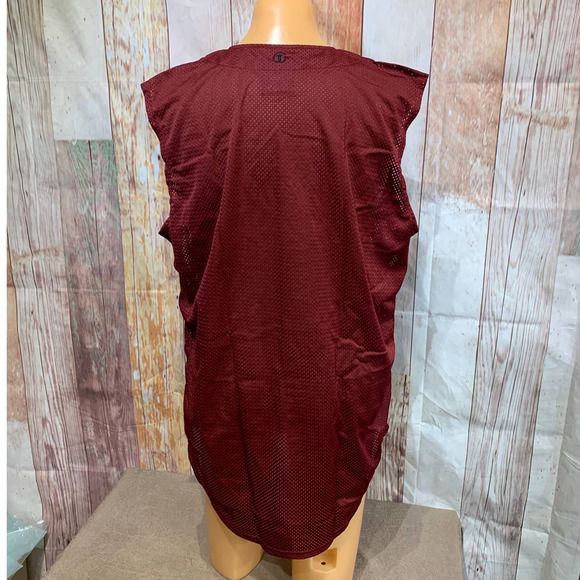 New Tag Team Uniform Adult 2XL Button Down Baseball Mesh Jersey Tank Top Vest - Picture 3 of 5